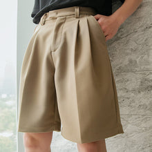 Load image into Gallery viewer, Sicilian men&#39;s summer thin section men&#39;s Korean style trousers tide brand loose straight suit shorts men&#39;s five-point pants
