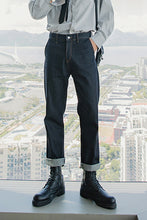 Load image into Gallery viewer, Sicilian Men&#39;s Men&#39;s Casual Pants Men&#39;s Korean Autumn Autumn and Spring Dark Tide Brand Loose Straight Jeans
