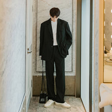 Load image into Gallery viewer, Sicilian men&#39;s autumn thin section gray small suit jacket male Korean style trend loose men&#39;s casual suit
