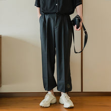 Load image into Gallery viewer, Sicilian men&#39;s casual pants men&#39;s wild trend loose straight men&#39;s nine-point wide-leg trousers
