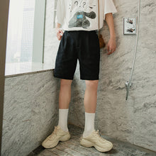 Load image into Gallery viewer, Sicilian men&#39;s summer thin section casual five-point pants male Korean version of the trend loose wild men&#39;s denim shorts
