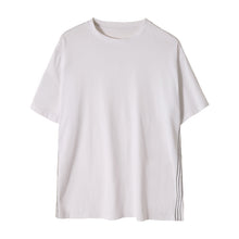 Load image into Gallery viewer, Sicilian men&#39;s spring wear white short-sleeved men&#39;s tide brand trend men&#39;s loose open-line five-point sleeve t-shirt
