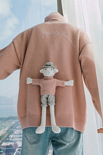 Load image into Gallery viewer, Sicilian Men&#39;s Fall/Winter Round Neck Sweater Letter Embroidery Back Accessories Cute Lamb Pullover Sweater Men
