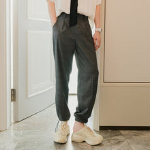 Load image into Gallery viewer, Sicilian men&#39;s summer thin plaid casual pants men&#39;s Korean version of the trend loose nine-point wide-leg pants
