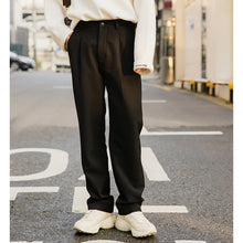 Load image into Gallery viewer, Sicilian men&#39;s autumn men&#39;s casual pants men&#39;s Korean version of the trend loose straight mopping pants black trousers
