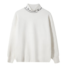 Load image into Gallery viewer, Sicilian men&#39;s winter new men&#39;s printed letter sweater Korean version of loose casual all-match turtleneck sweater
