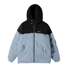 Load image into Gallery viewer, Sicilian Men&#39;s Winter New Bread Jacket Contrast Embroidery Thicken Warm Loose Men&#39;s Hooded Cotton Jacket
