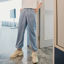Load image into Gallery viewer, Sicilian men&#39;s summer thin casual pants men&#39;s Korean version of the trend loose nine-point beam pants men&#39;s jeans
