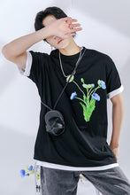 Load image into Gallery viewer, Sicilian men&#39;s 2021 new summer printing short-sleeved t-shirt male youth wild loose thin t-shirt
