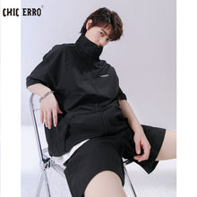 Load image into Gallery viewer, Sicilian men&#39;s shorts short-sleeved casual suit men&#39;s summer new thin loose men&#39;s jacket jacket two-piece suit
