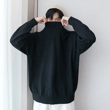 Load image into Gallery viewer, Sicilian men&#39;s autumn new white round neck sweater trend loose casual lazy round neck sweater
