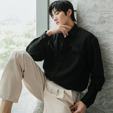 Load image into Gallery viewer, Sicilian Men&#39;s Men&#39;s Long Sleeve Shirt Summer Thin Korean Style Handsome Jacket Casual Loose White Shirt Men
