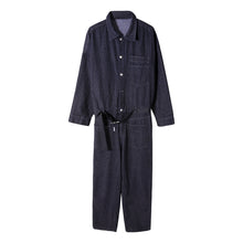 Load image into Gallery viewer, Sicilian men&#39;s casual pants men&#39;s Korean version of the trend of men&#39;s trousers handsome straight denim jumpsuit
