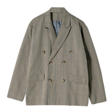 Load image into Gallery viewer, Sicilian men&#39;s autumn plaid suit jacket men&#39;s Korean version of the trend of men&#39;s loose casual British style suits
