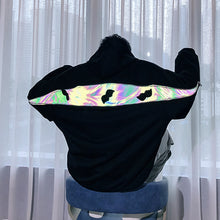 Load image into Gallery viewer, Sicilian men&#39;s wear 2020 autumn trendy brand reflective sweater men&#39;s hooded loose design sense niche fashion jacket
