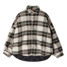 Load image into Gallery viewer, Sicilian men&#39;s loose thick plaid woolen coat autumn and winter Korean style trend men&#39;s short woolen coat
