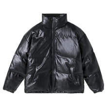 Load image into Gallery viewer, Sicilian Men&#39;s Men&#39;s Stand Collar Jacket Trend Loose Leather Clothes Korean Style Handsome Thick Bread Clothes
