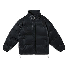 Load image into Gallery viewer, Sicilian Men&#39;s Winter New Stand Collar Cotton Flocking Biscuit Bear Cotton Jacket Korean Leather Jacket Loose Men&#39;s Jacket
