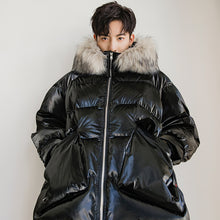 Load image into Gallery viewer, 【Spot quick delivery】Fast delivery ~ trendy men&#39;s casual thickened fur collar cotton jacket
