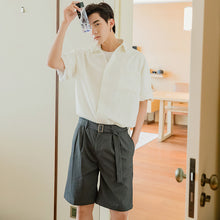 Load image into Gallery viewer, Sicilian men&#39;s summer thin suit five-point pants male Korean version of the trend loose men&#39;s casual suit shorts
