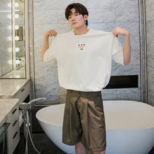 Load image into Gallery viewer, Sicilian men&#39;s casual five-point pants men&#39;s Korean version of the trend loose straight men&#39;s thin black shorts

