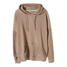 Load image into Gallery viewer, Sicilian men&#39;s spring Korean style men&#39;s design sense niche tops loose pit striped hooded sweater men&#39;s trend
