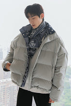 Load image into Gallery viewer, Sicilian Men&#39;s Wear 2020 Winter New Stand-up Collar Warm Short Padded Jacket Both sides wear trendy loose padded coat
