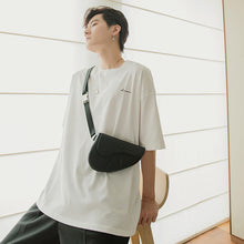 Load image into Gallery viewer, Sicilian men&#39;s customized 2020 new shoulder bag casual messenger bag Korean version of the trendy brand men&#39;s saddle bag
