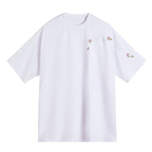 Load image into Gallery viewer, Sicilian men&#39;s 2021 new short-sleeved t-shirt men&#39;s summer embroidery flowers loose men&#39;s casual t-shirt tops
