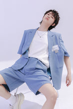 Load image into Gallery viewer, Sicilian men&#39;s casual small suit men&#39;s suit summer thin style trendy brand men&#39;s youth short-sleeved loose jacket
