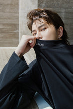 Load image into Gallery viewer, Sicilian men&#39;s autumn Korean version of the trend of men&#39;s inner base shirt loose diamond half-high collar long-sleeved t-shirt men
