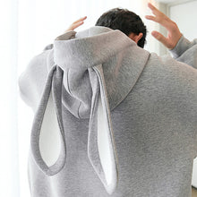 Load image into Gallery viewer, Sicilian men&#39;s autumn new lazy style long-sleeved cute rabbit ears casual loose student sweater hooded
