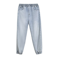 Load image into Gallery viewer, Sicilian men&#39;s light-colored jeans men&#39;s 2021 new loose and versatile casual trendy brand nine-point beam pants
