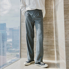 Load image into Gallery viewer, 【Take a 40% off straight down】Casual pants men&#39;s Korean style trousers loose straight-leg suit pants men&#39;s drape trousers

