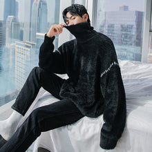 Load image into Gallery viewer, Sicilian Men&#39;s Men&#39;s Handsome Turtleneck Sweater Loose Thickening Korean Trend Top-stitch Knitwear 4699026491817 4699026491818 4699026491819 4699026491820
