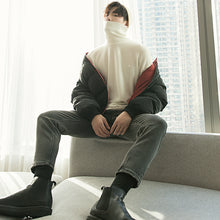 Load image into Gallery viewer, Sicilian men&#39;s wear both sides baseball uniform Korean version of the trend of casual padded coat men&#39;s winter
