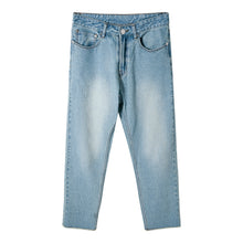 Load image into Gallery viewer, Sicilian Men&#39;s Men&#39;s Blue Straight Casual Pants Loose Trend All-match Teen Jeans
