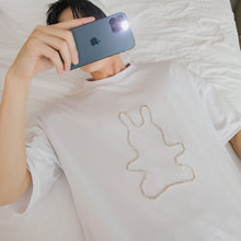 Load image into Gallery viewer, Sicilian men&#39;s cartoon short-sleeved t-shirt men&#39;s round neck 2021 new summer cartoon super fire ins white compassionate shirt
