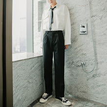 Load image into Gallery viewer, Sicilian men&#39;s casual pants men&#39;s Korean version of the trend of loose men&#39;s trousers loose straight drape suit pants
