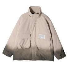 Load image into Gallery viewer, 【Spot quick delivery】Fast delivery ~ loose gradient color cotton coat Korean casual thick coat men
