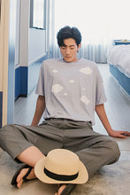 Load image into Gallery viewer, Sicilian men&#39;s summer short-sleeved men&#39;s tide brand trend five-point sleeve loose men&#39;s half-sleeved Hong Kong style printed t-shirt
