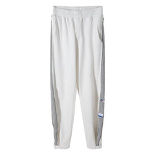 Load image into Gallery viewer, Sicilian Men&#39;s Spring New Loose Casual Pants Men&#39;s Zipper Slit Drawstring Pants Embroidery Color Stitching Pants

