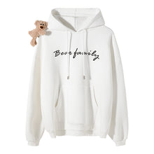 Load image into Gallery viewer, Sicilian men&#39;s autumn new embroidery letters bear long-sleeved casual Korean style trendy sweater men&#39;s hooded loose
