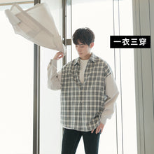 Load image into Gallery viewer, Sicilian men&#39;s 2020 new autumn vest shirt suit jacket male Korean version trend loose men&#39;s jacket
