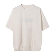 Load image into Gallery viewer, Sicilian men&#39;s summer Hong Kong style half-sleeved men&#39;s tide brand trend loose boys white back printing short-sleeved t-shirt
