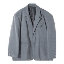 Load image into Gallery viewer, Sicilian men&#39;s autumn thin section gray small suit jacket male Korean style trend loose men&#39;s casual suit
