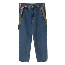 Load image into Gallery viewer, Sicilian Men&#39;s Spring Dark Blue Straight Overalls Men&#39;s Trendy Korean Fashion Casual Jeans Men&#39;s Loose
