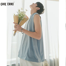 Load image into Gallery viewer, Sicilian men&#39;s sleeveless short-sleeved t-shirt men&#39;s 2021 new summer ins trend casual men&#39;s sports vest
