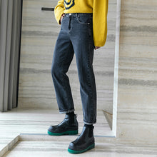 Load image into Gallery viewer, Sicilian men&#39;s autumn and winter casual trousers trendy fashion pants youth jeans men&#39;s straight loose
