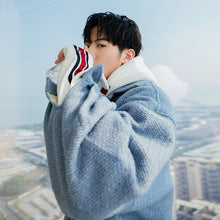 Load image into Gallery viewer, Sicilian men&#39;s winter new single-breasted woolen coat loose casual young people Korean trend jacket men
